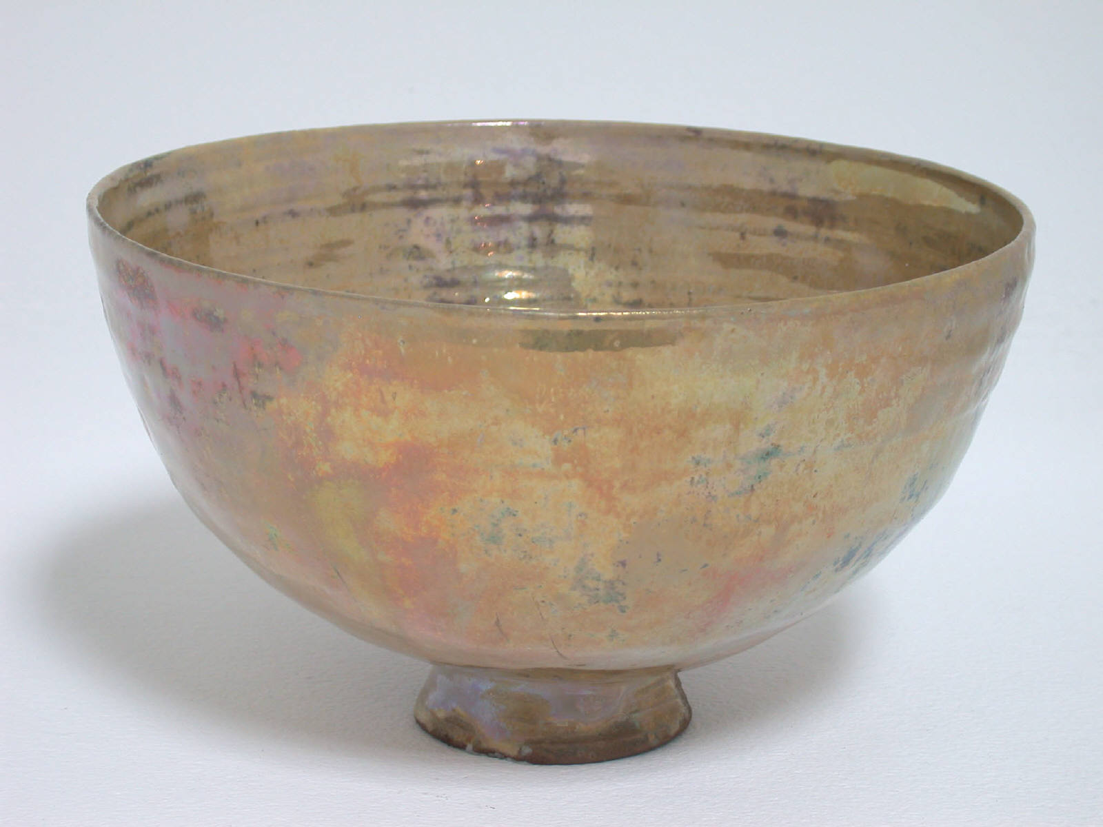 Gold Luster Bowl c. 1970 by Beatrice Wood presented by Frank