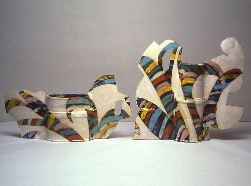 Artist: Betty Woodman, Title: His/Her Vases - Interior/Exterior (view B), 2004 - click to close window