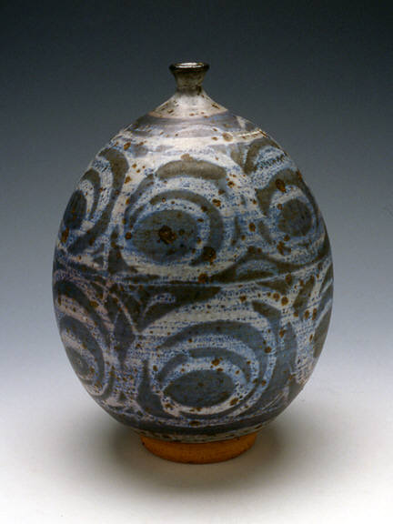 Artist: Peter Voulkos, Title: Vase with wax resist, 1953 - click to close window