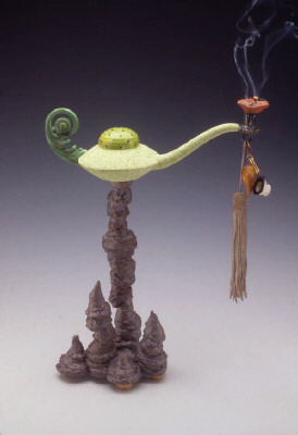 Artist: Adrian Saxe, Title: Hi-Fibre Chicken-in-Every-Pot Magic Lamp, 1997 - click for larger image