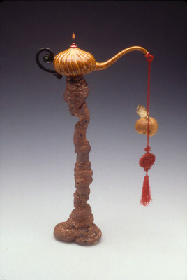 Artist: Adrian Saxe, Title: Hi-Fibre Crown of Success Magic Lamp, 1997 - click for larger image