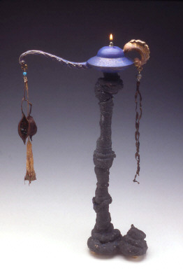 Artist: Adrian Saxe, Title: Hi-Fibre Unscripted Dramatic Pause Magic Lamp, 1997 - click for larger image