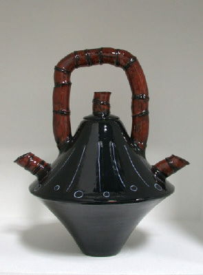 Artist: Anna Silver, Title: Untitled (Black Teapot), 2004 - click for larger image