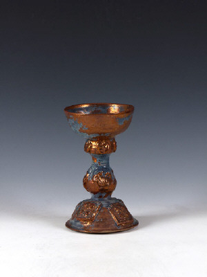 Artist: Beatrice Wood, Title: Copper Red Chalice, 1968 - click for larger image