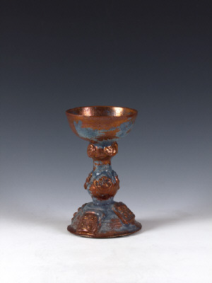 Artist: Beatrice Wood, Title: Copper Red Chalice, 1968 - click for larger image