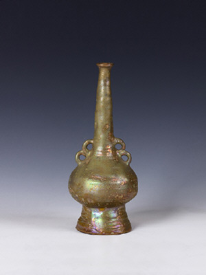 Artist: Beatrice Wood, Title: Early Four Handled Tall Neck Vessel, c. 1970s  - click for larger image