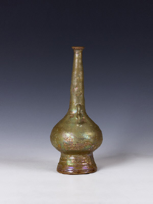 Artist: Beatrice Wood, Title: Early Four Handled Tall Neck Vessel, c. 1970s (view 2) - click for larger image