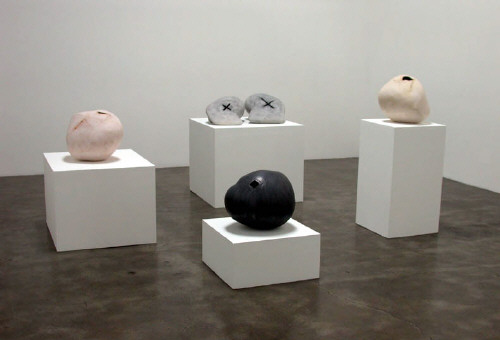 Artist: Gordon Baldwin, Title: Installation view, British Ceramics: Five Artists, 2003 - click for larger image