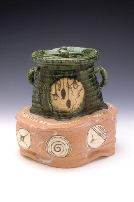 Artist: Goro Suzuki, Title: Narumioribe Water Jar, 1999 - click for larger image