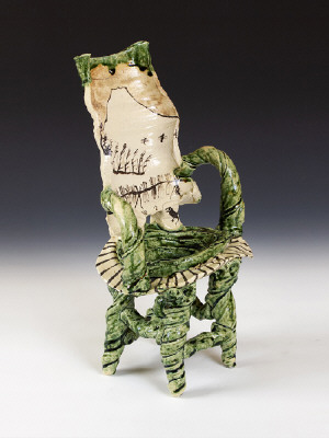 Artist: Goro Suzuki, Title: Oribe Chair, 2001 (view 2) - click for larger image