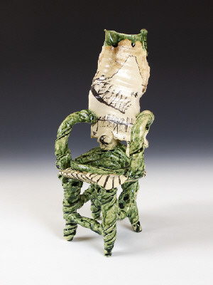Artist: Goro Suzuki, Title: 	 Oribe Chair, 2001 (view 2) - click for larger image