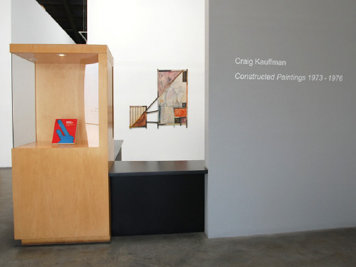 Artist: Craig Kauffman, Title: Installation view of Craig Kauffman: Constructed Paintings 1973 - 1976 - click for larger image
