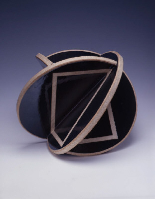 Artist: John Mason, Title: Trans Orb, Black with Tracers, 2006 - click for larger image