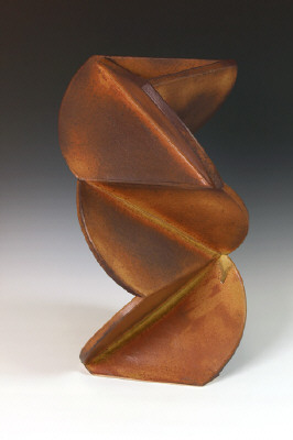 Artist: John Mason, Title: Vertical Torque (Ember), 1999 - click for larger image