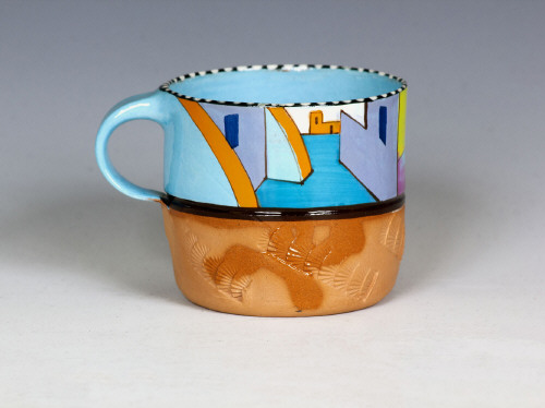 Artist: Ken Price, Title: Mexican Village Cup #2, c. 1972-77 - click for larger image