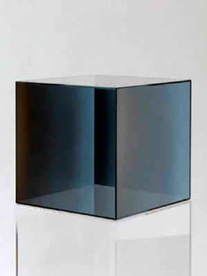 Artist: Larry Bell, Title: Cube 12, 2006 - click for larger image