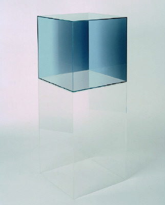 Artist: Larry Bell, Title: Cube #20, 2006 - click for larger image