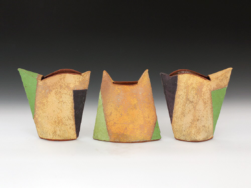 Artist: Mark Pharis, Title: Set of Three Vases - click for larger image