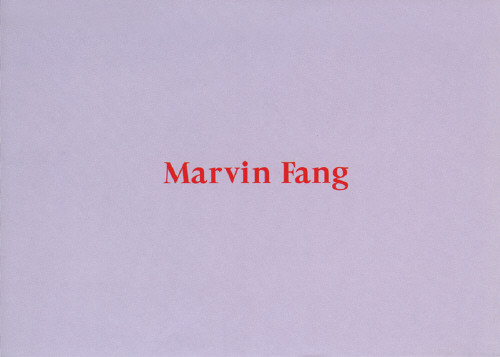 Artist: Marvin Fang, Title: Announcement Card for  Marvin Fang: An Installation L.A. International Biennial, July 12, 1997 - August 17, 1997. - click for larger image