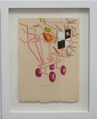 Artist: Peter Shire, Title: Mobile Peach Machina, #1, 2006 - click for larger image