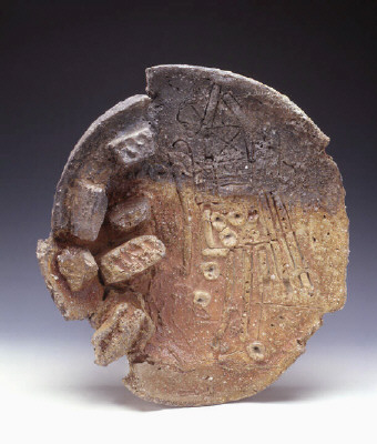 Artist: Peter Voulkos, Title: Untitled Plate, 1999 - click for larger image