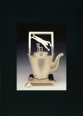 Artist: Christina Smith, Title: Announcement Card for Christina Smith: Teapots Exhibition, October 4, 1997 - November 1, 1997. - click for larger image