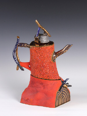Artist: Ralph Bacerra, Title: Teapot, 1989 - click for larger image