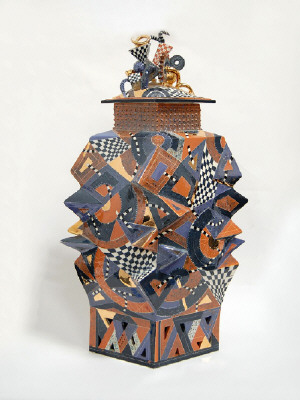 Artist: Ralph Bacerra, Title: Untitled Lidded Vessel, 2001 - click for larger image