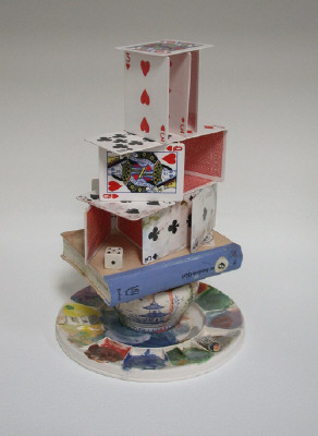 Artist: Richard Shaw, Title: Artist's House of Cards, 2003 - click for larger image