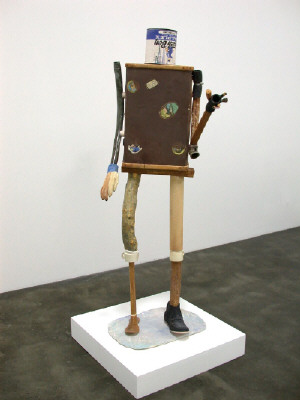 Artist: Richard Shaw, Title: Standing Figure with Black Golash, 2003 - click for larger image