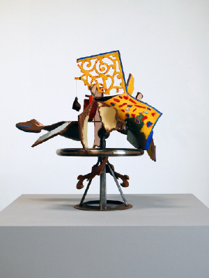 Artist: Robert Hudson, Title: Where the Chips Fall, 2009 - (view 2) - click for larger image