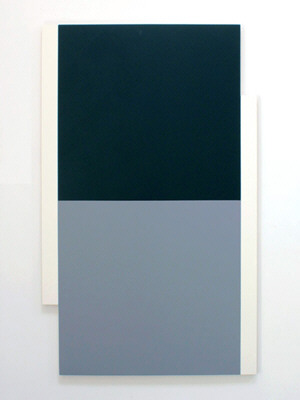Artist: Scot Heywood, Title: Poles White, Black, Gray, 2012 - click for larger image