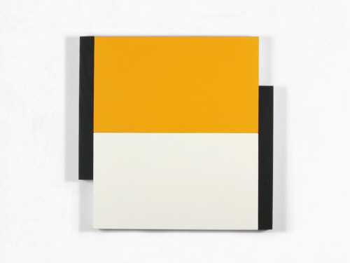 Artist: Scot Heywood, Title: Poles Yellow, White, Black, 2012 - click for larger image