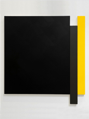 Artist: Scot Heywood, Title: Untitled Green, Umber, Yellow, 2009 - click for larger image