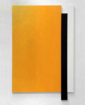 Artist: Scot Heywood, Title: Untitled Yellow, Umber, White, 2009 - click for larger image