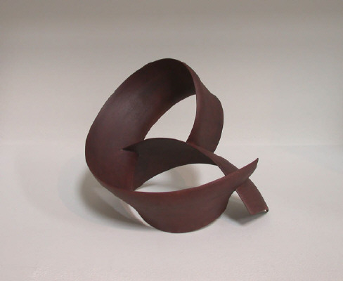 Artist: Wouter Dam, Title: Dark Red Sculpture (detail), 2005 - click for larger image