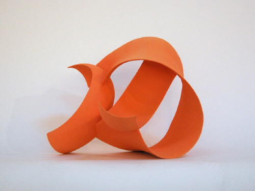 Artist: Wouter Dam, Title: Orange Sculpture, 2008 - click for larger image