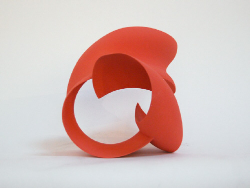 Artist: Wouter Dam, Title: Red Sculpture, 2008 - click for larger image
