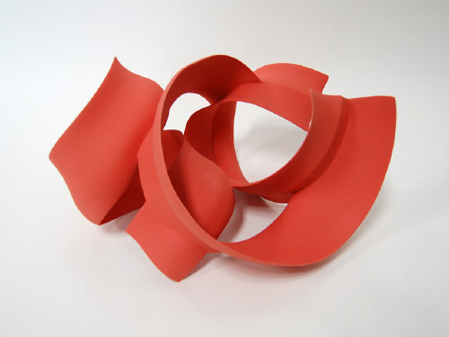 Artist: Wouter Dam, Title: Red Sculpture, 2009 - click for larger image