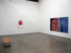  Installation View - Installation view of the Los Gigantes exhibition.  (From left to right) Craig Kauffman and Ed Moses.